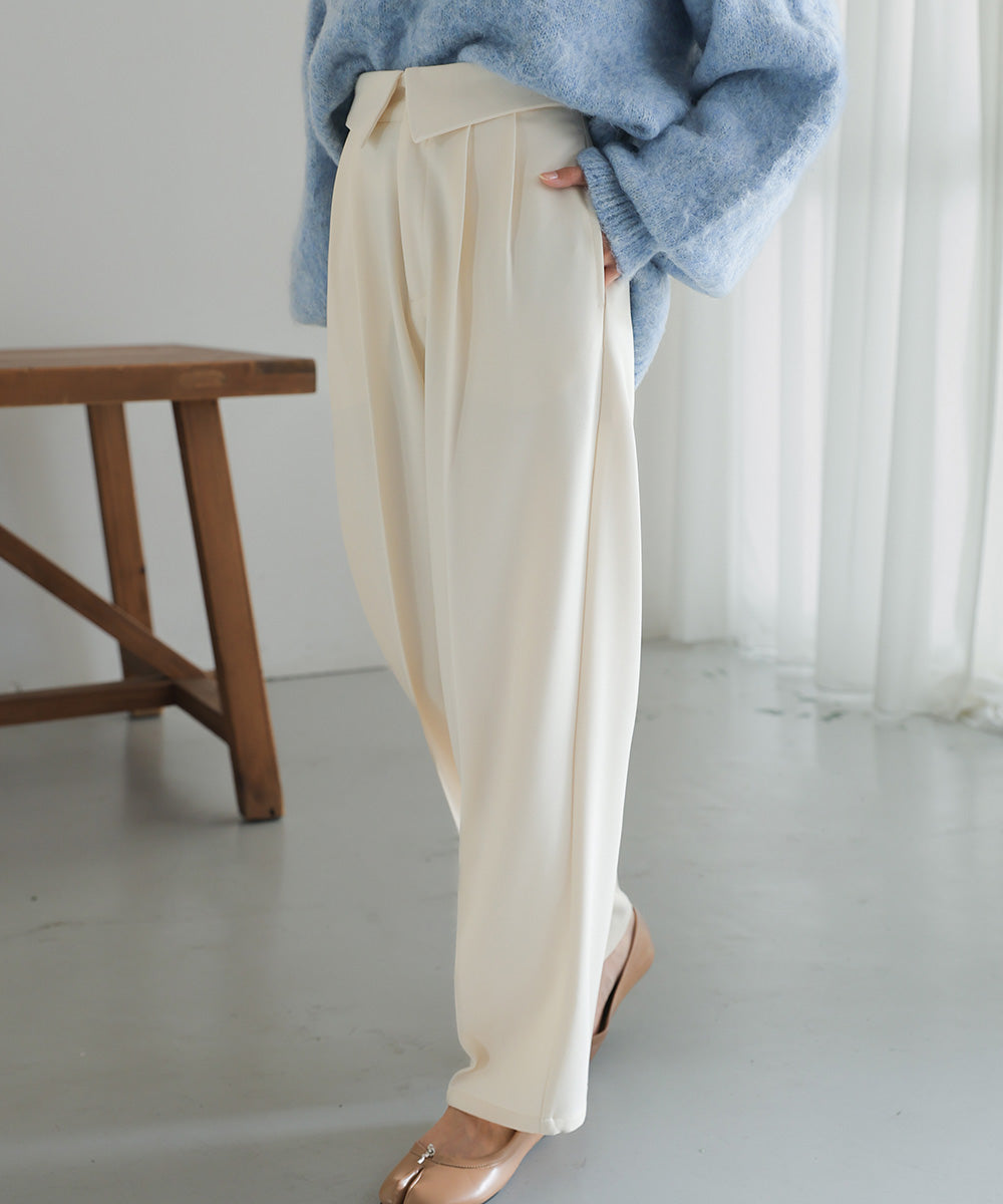 2WAY HIGH WAIST SLACKS
