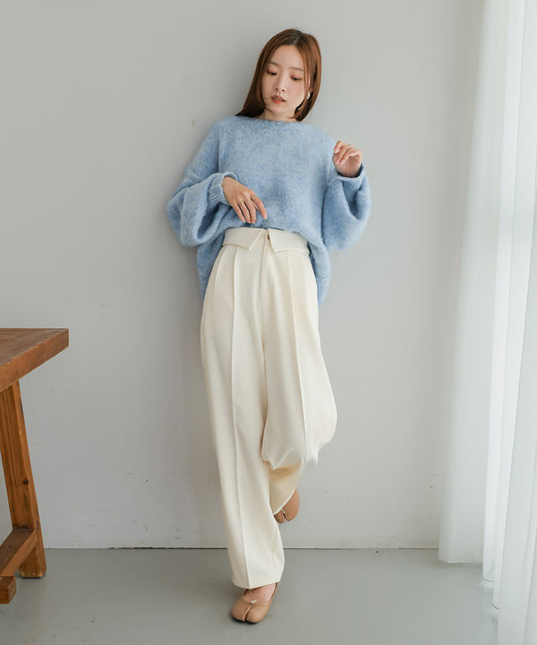 2WAY HIGH WAIST SLACKS