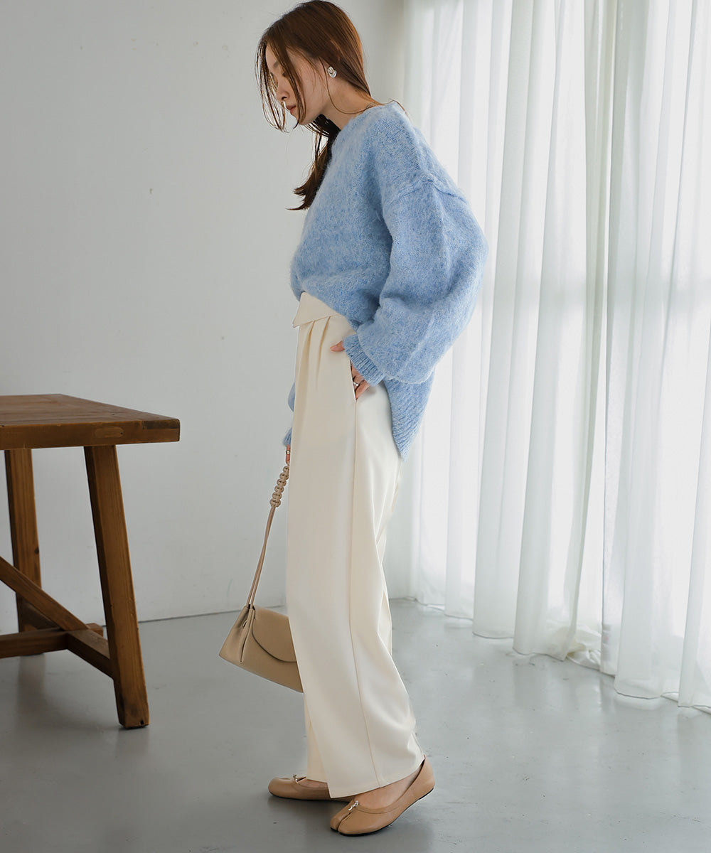 2WAY HIGH WAIST SLACKS