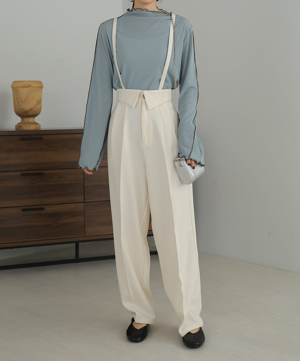 2WAY HIGH WAIST SLACKS