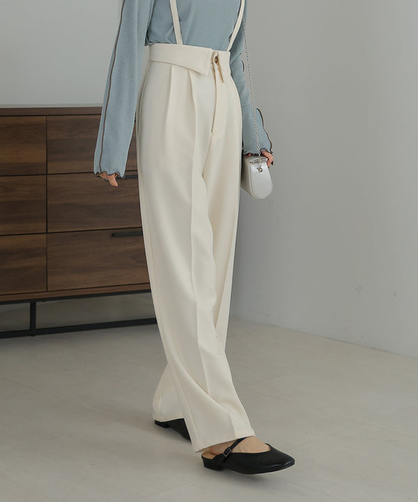 2WAY HIGH WAIST SLACKS