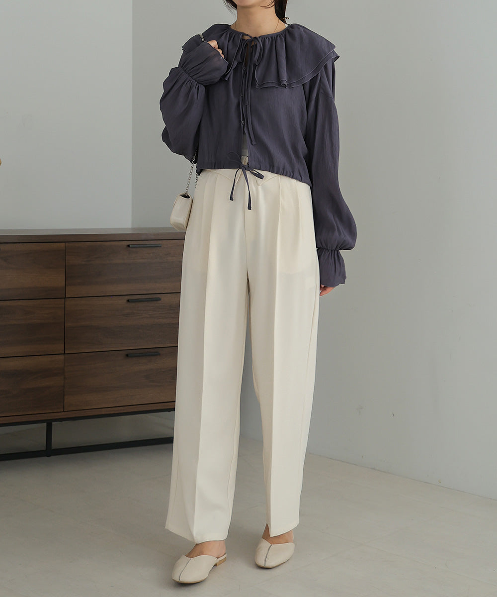 2WAY HIGH WAIST SLACKS