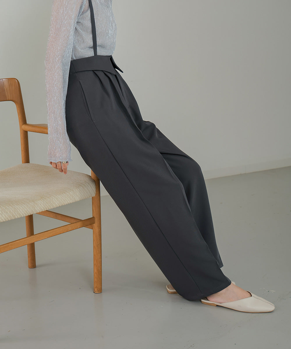 2WAY HIGH WAIST SLACKS