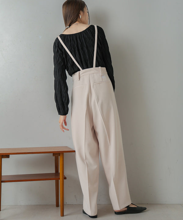 2WAY HIGH WAIST SLACKS