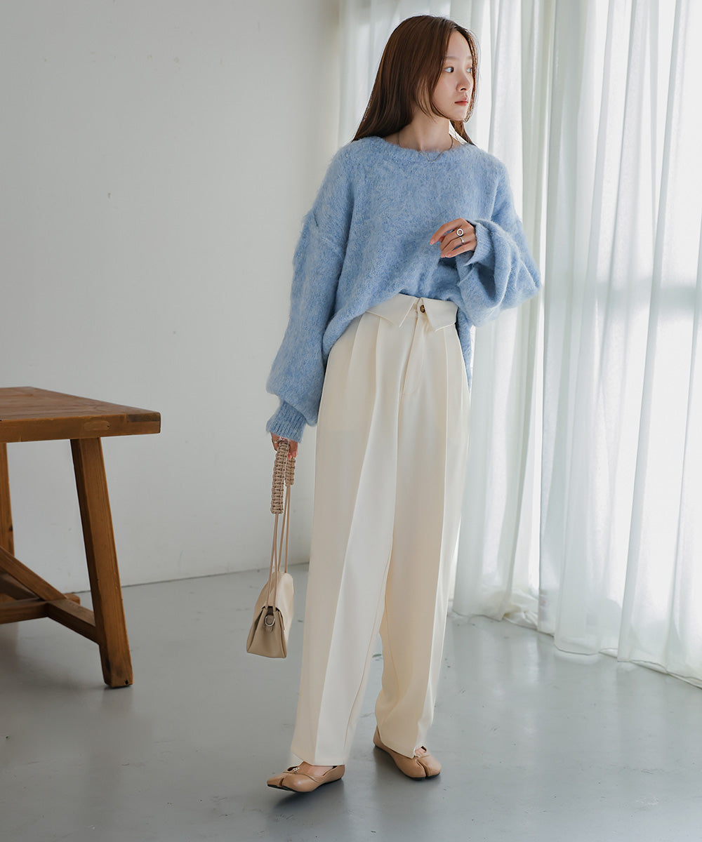 2WAY HIGH WAIST SLACKS