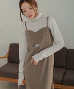 HIGH NECK EMBROIDERY TOPS