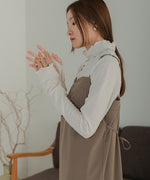 HIGH NECK EMBROIDERY TOPS