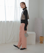 HIGH NECK EMBROIDERY TOPS