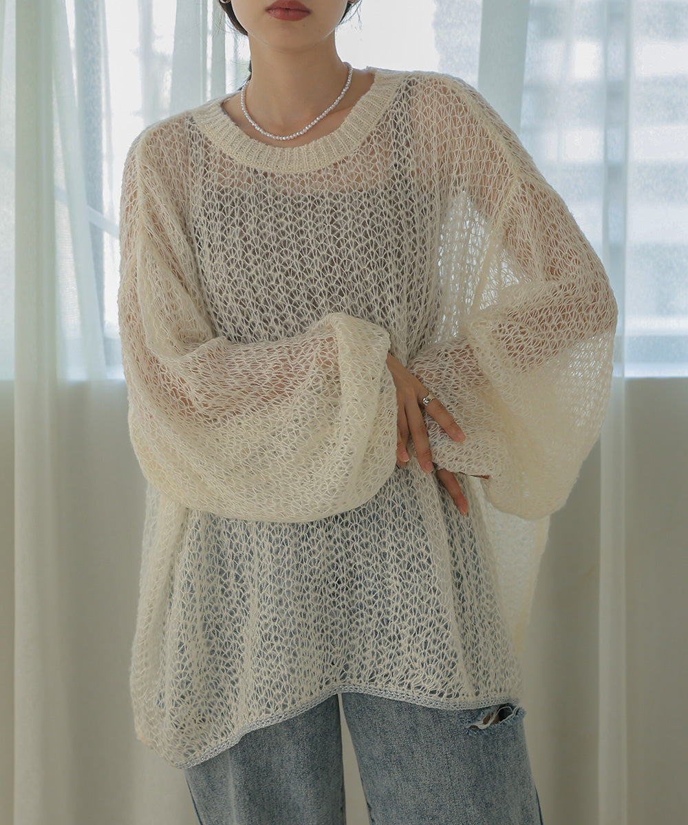 OPENWORK KNIT TOPS