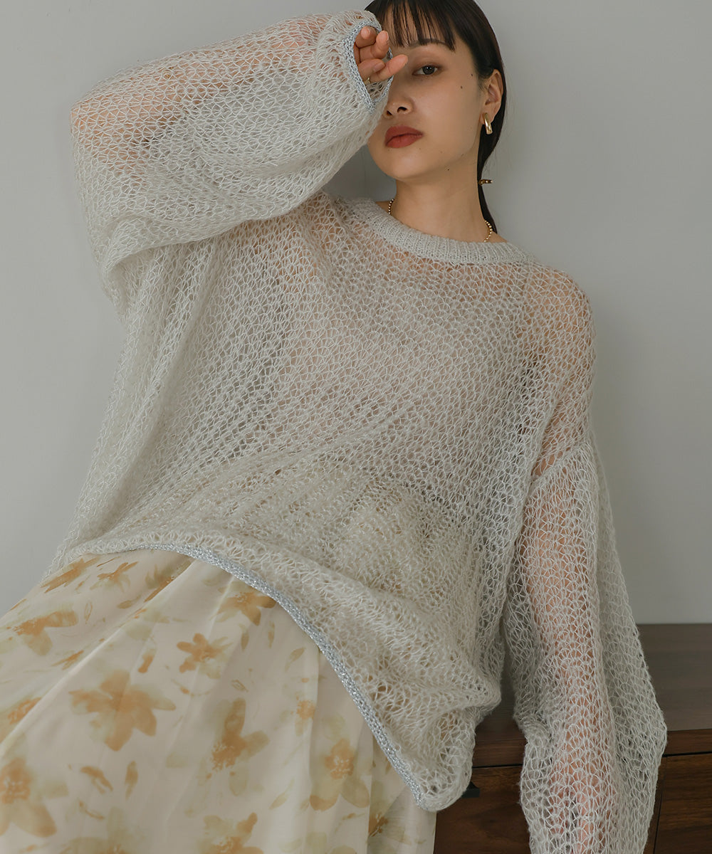 [KNIT_15％OFF] OPENWORK KNIT TOPS