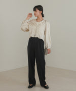 WAIST TUCK PEPLUM BLOUSE