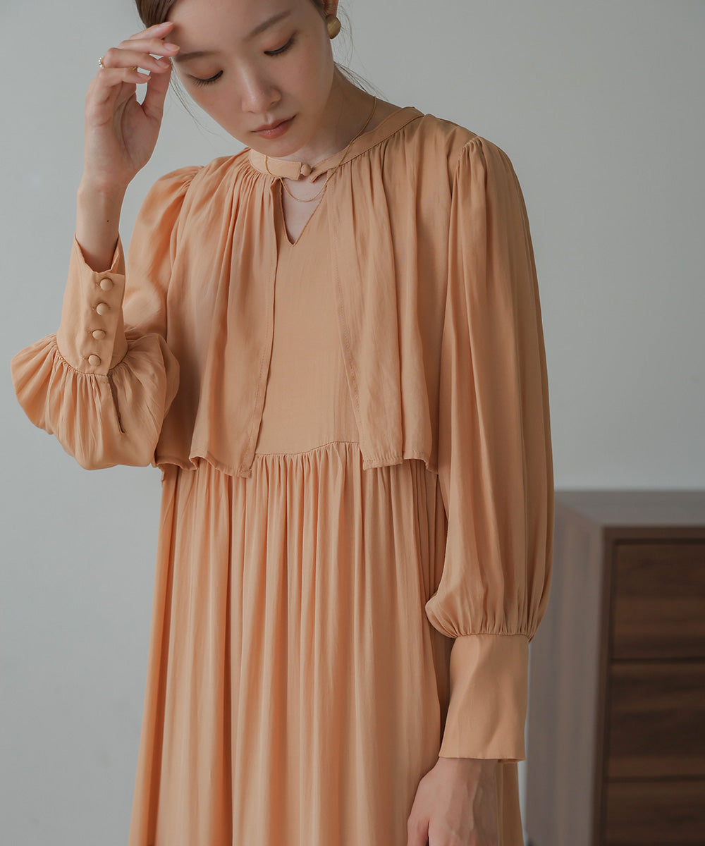 CAPELIKE TIERED ONEPIECE