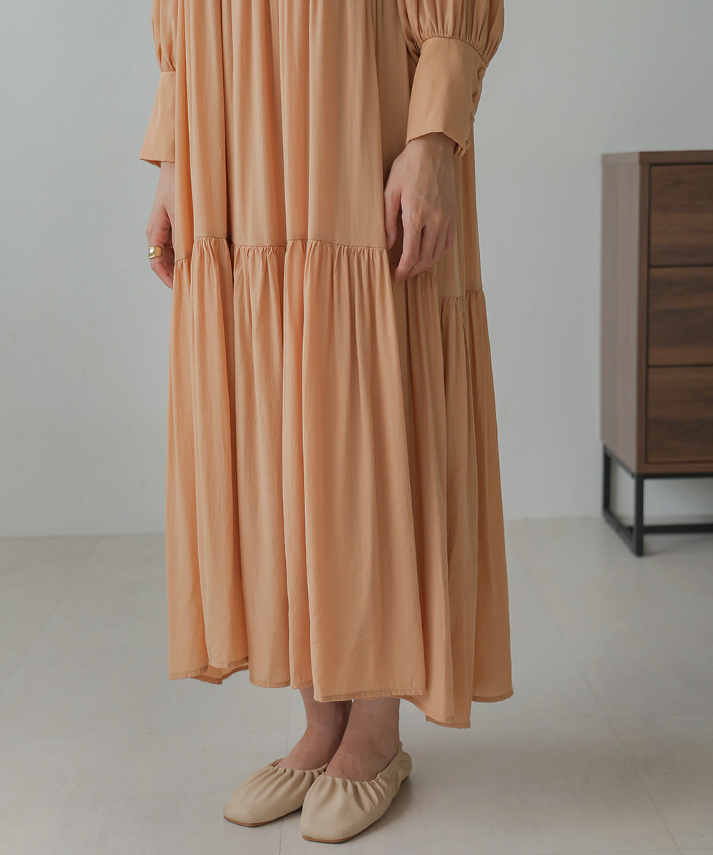 CAPELIKE TIERED ONEPIECE