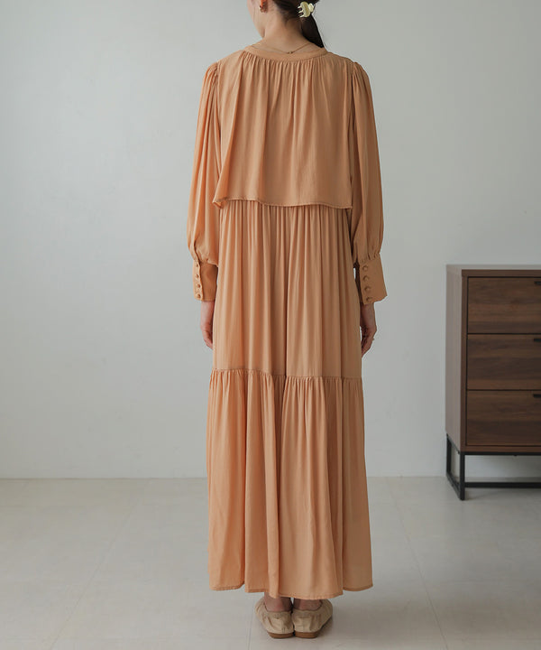 CAPELIKE TIERED ONEPIECE