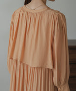 CAPELIKE TIERED ONEPIECE