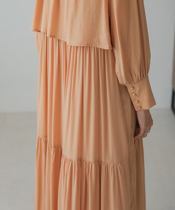 CAPELIKE TIERED ONEPIECE