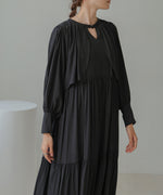 CAPELIKE TIERED ONEPIECE