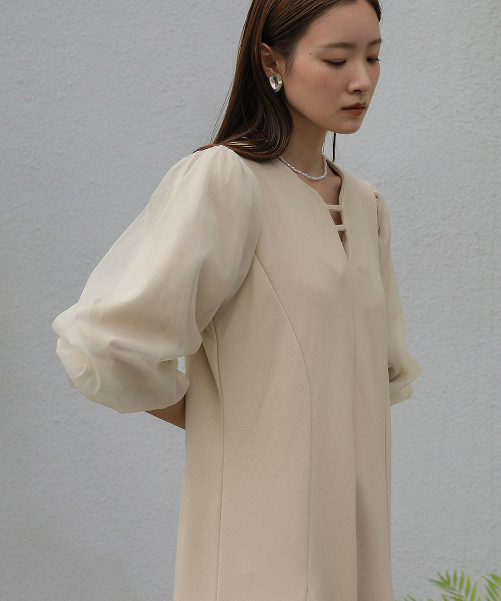 SLEEVE ORGANDY ONEPIECE – Bab