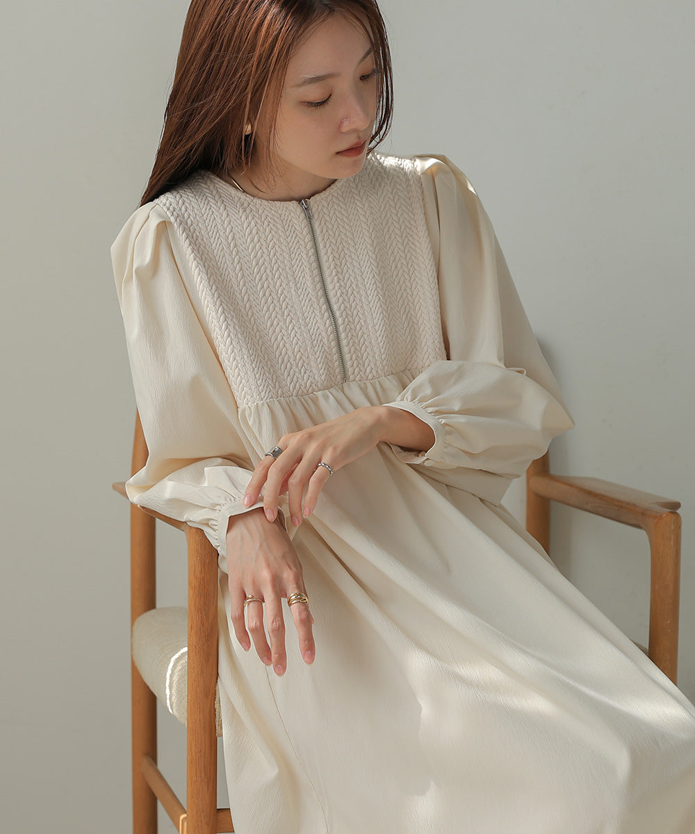 HERRINGBONE SWITCHING ONEPIECE