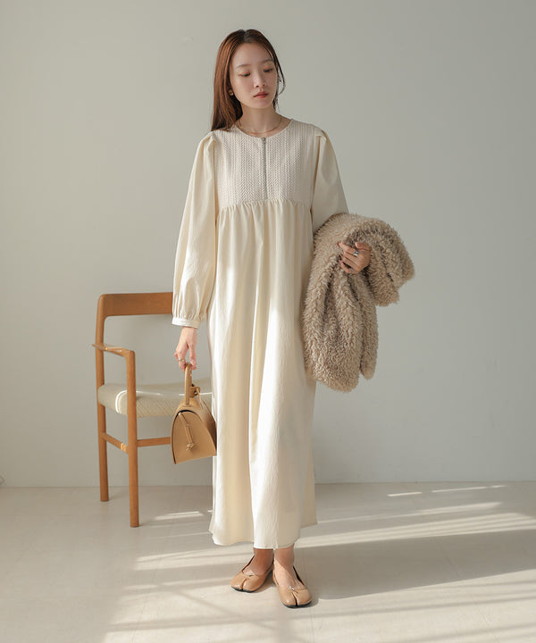 HERRINGBONE SWITCHING ONEPIECE