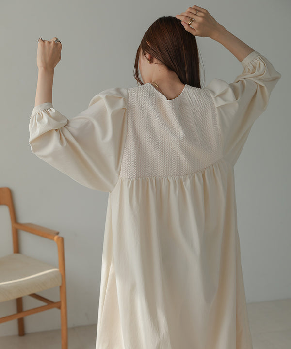 HERRINGBONE SWITCHING ONEPIECE