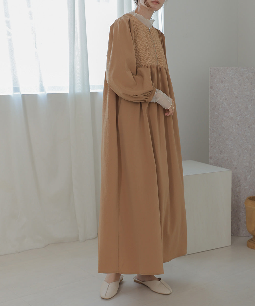 HERRINGBONE SWITCHING ONEPIECE