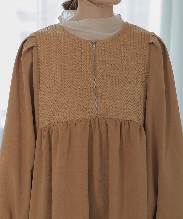 HERRINGBONE SWITCHING ONEPIECE