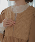 HERRINGBONE SWITCHING ONEPIECE