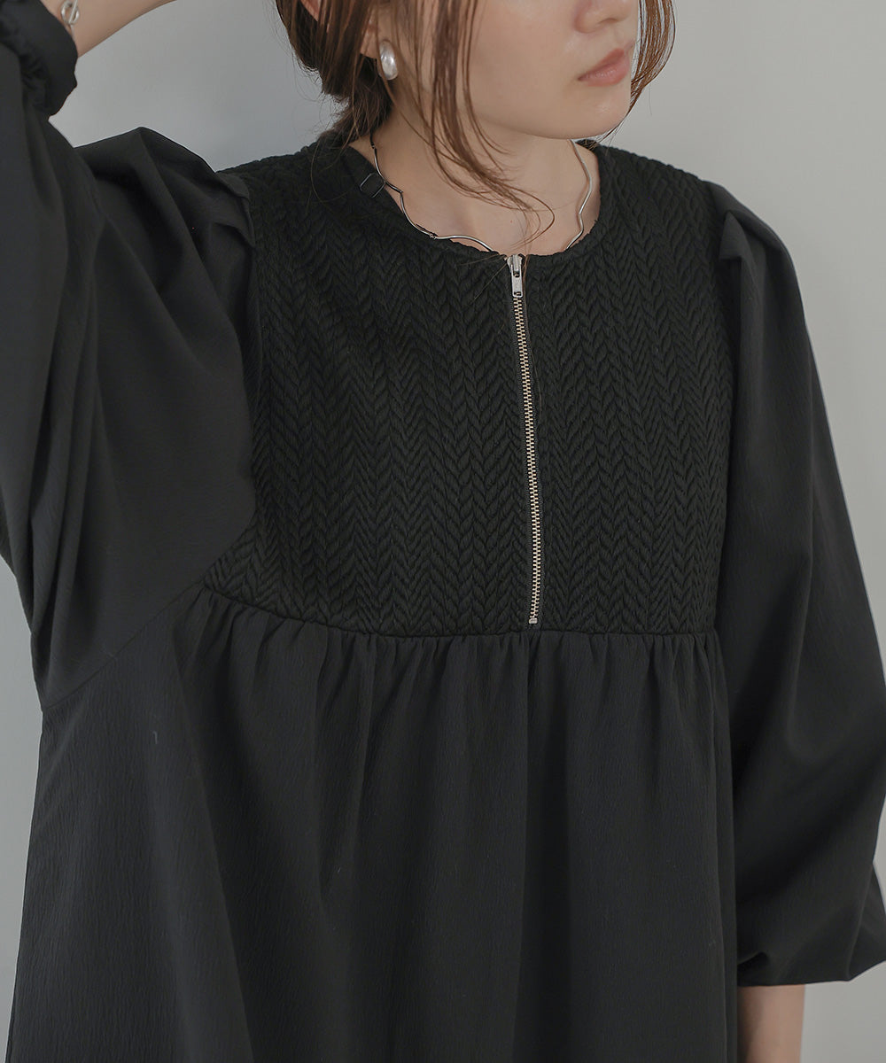 HERRINGBONE SWITCHING ONEPIECE