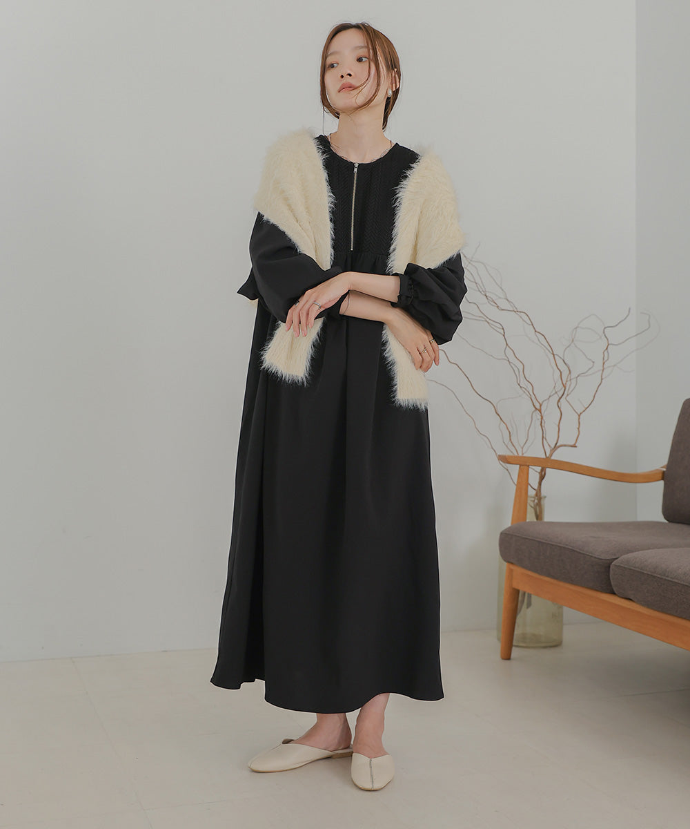 HERRINGBONE SWITCHING ONEPIECE