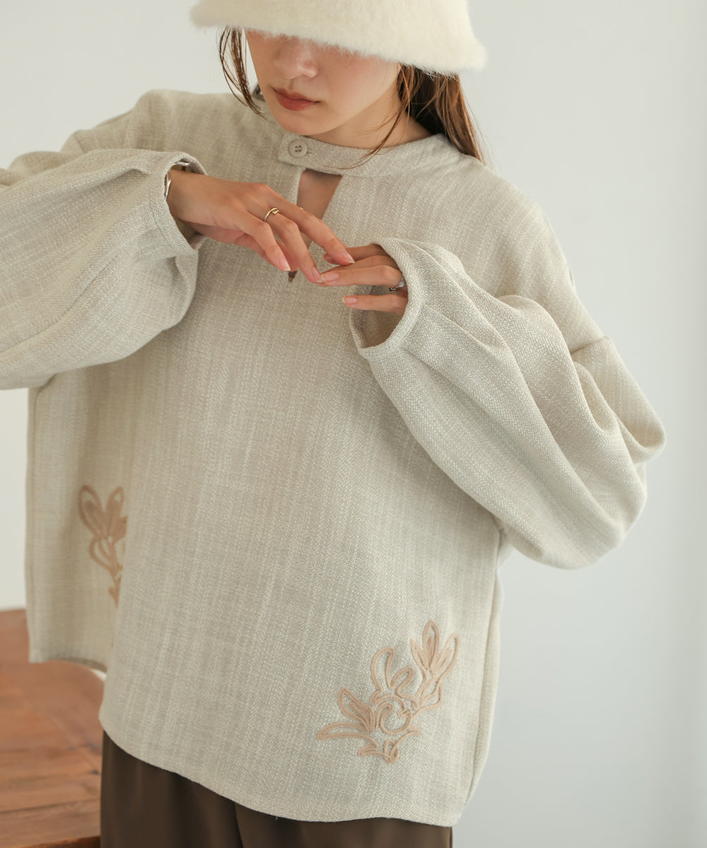 2WAY EMBROIDERY BLOUSE