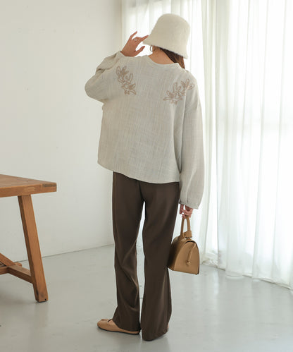 2WAY EMBROIDERY BLOUSE