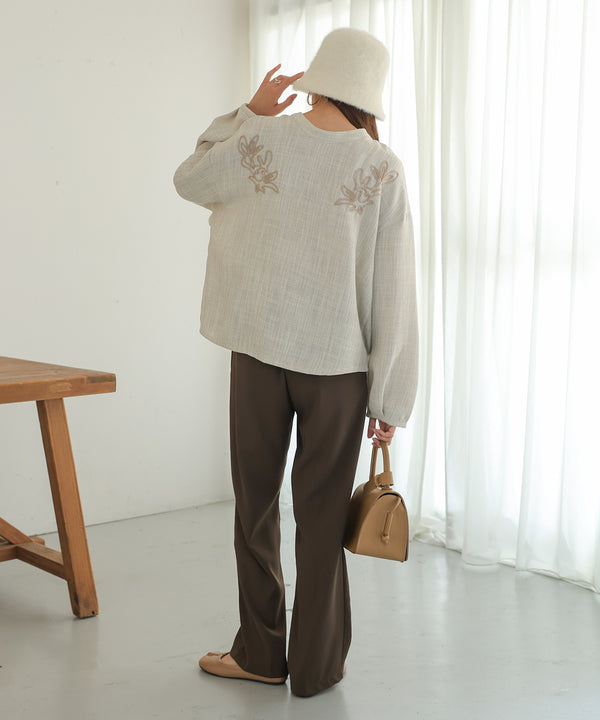 2WAY EMBROIDERY BLOUSE