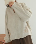 2WAY EMBROIDERY BLOUSE
