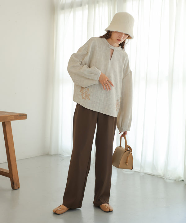 2WAY EMBROIDERY BLOUSE