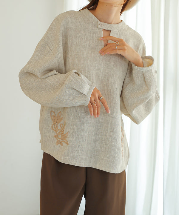 2WAY EMBROIDERY BLOUSE