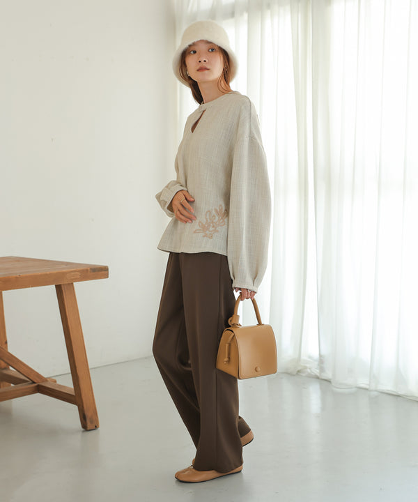 2WAY EMBROIDERY BLOUSE