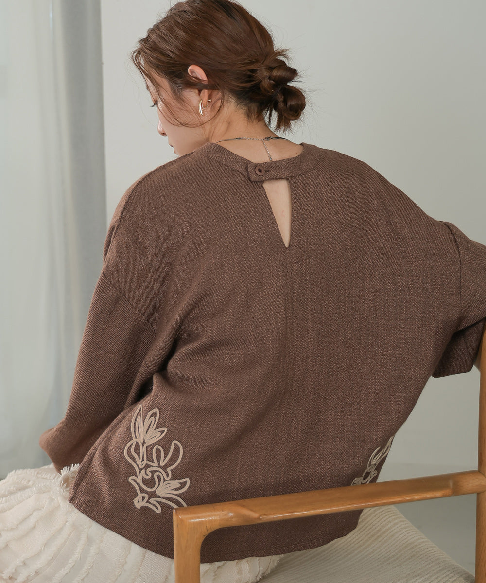 2WAY EMBROIDERY BLOUSE