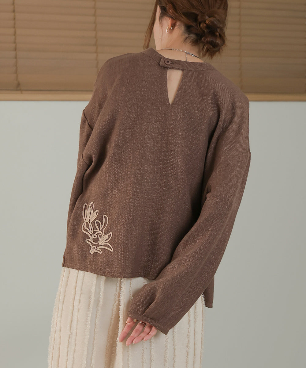 2WAY EMBROIDERY BLOUSE