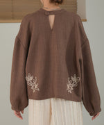2WAY EMBROIDERY BLOUSE