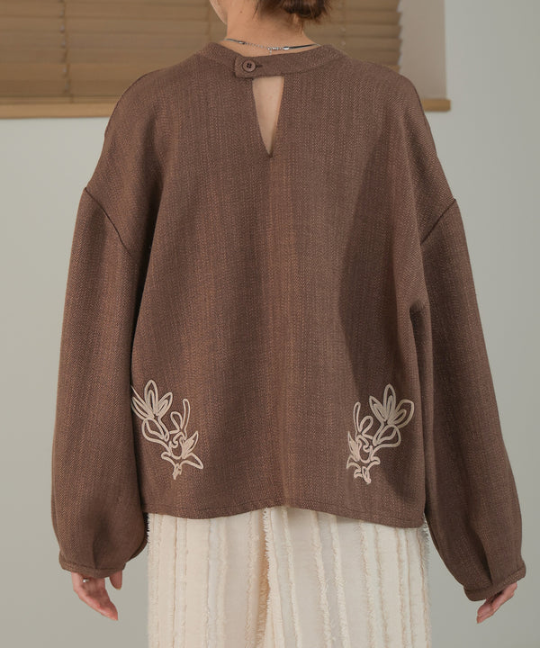 2WAY EMBROIDERY BLOUSE