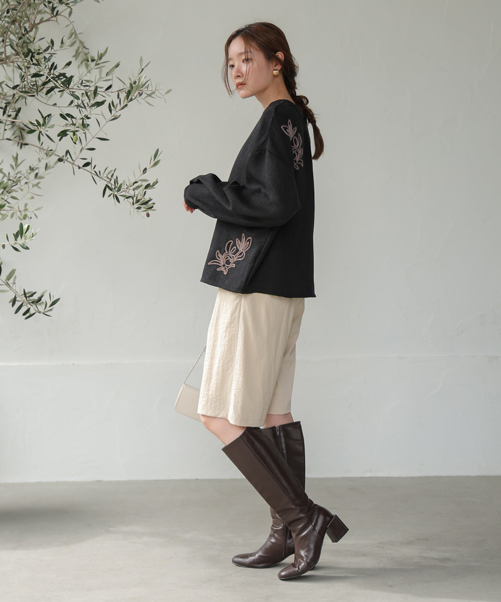 2WAY EMBROIDERY BLOUSE