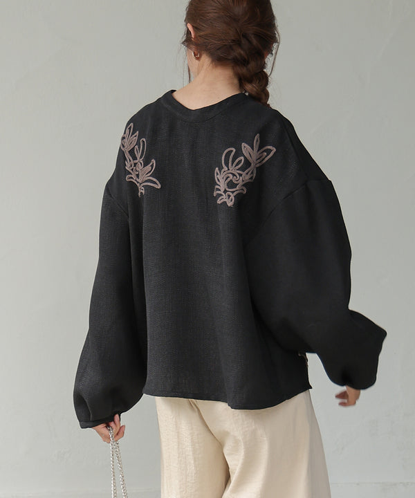 2WAY EMBROIDERY BLOUSE