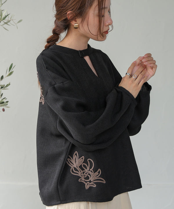 2WAY EMBROIDERY BLOUSE