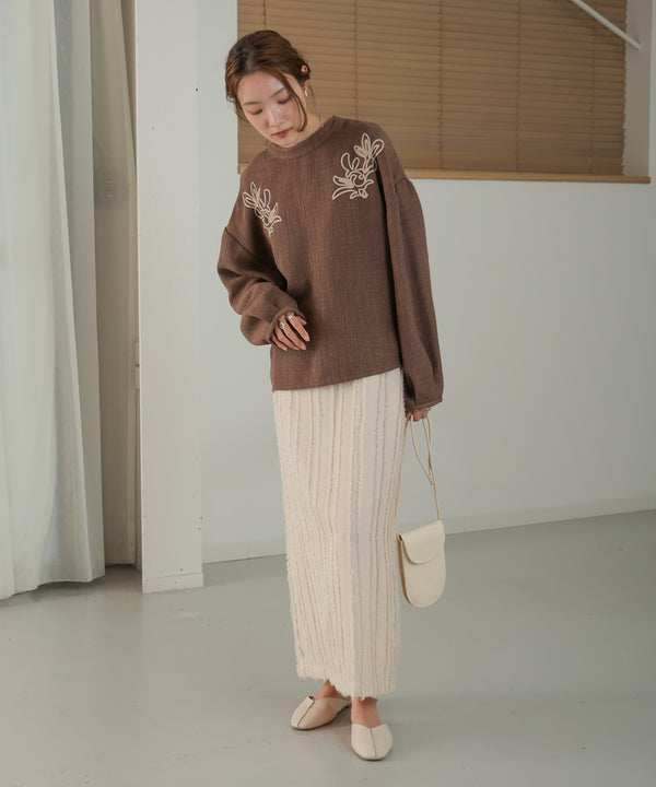 2WAY EMBROIDERY BLOUSE