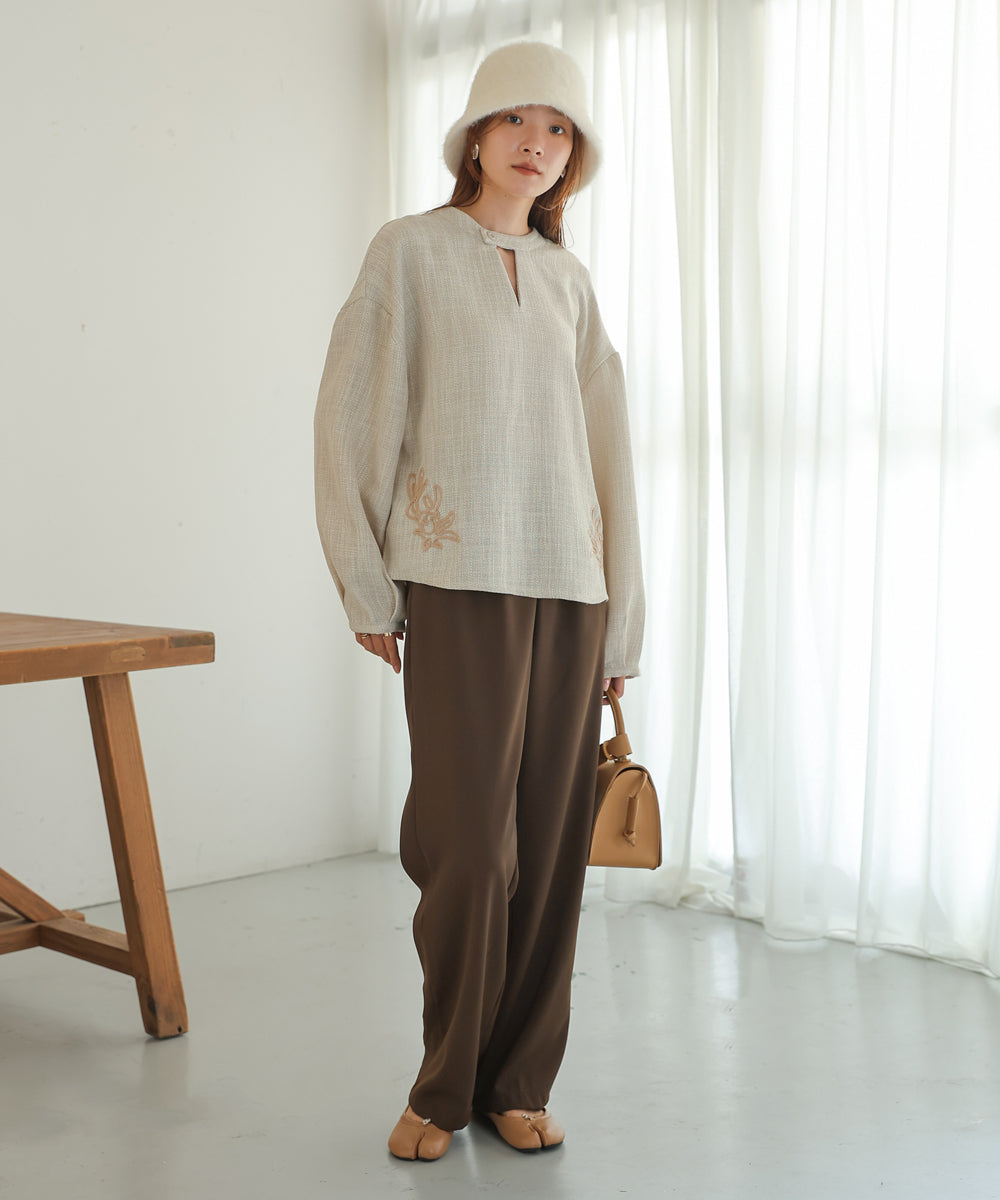 2WAY EMBROIDERY BLOUSE