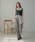 LEATHER-LIKE BUSTIER