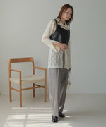 LEATHER-LIKE BUSTIER