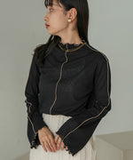 前後2WAY配色メロウカットソー