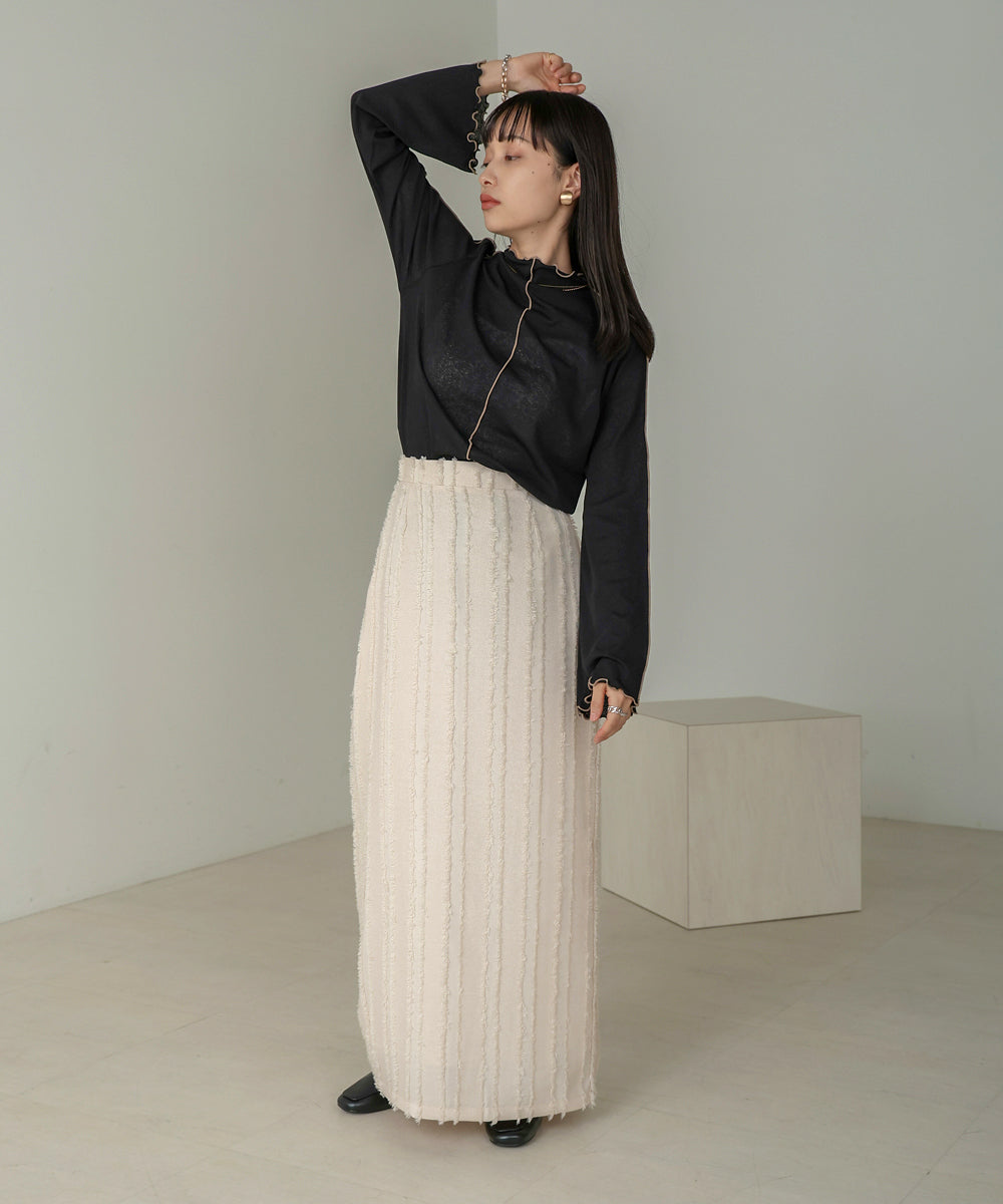 前後2WAY配色メロウカットソー